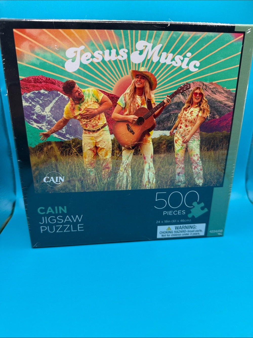 Cain "Jesus Music" Puzzle with Colorful Album Art